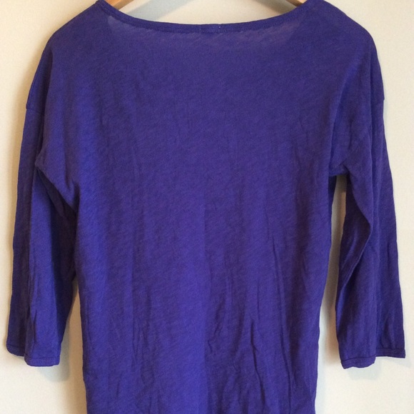 🍂J.Crew🍂 Vintage Cotton Ballet Tee!! Deep purple - Picture 6 of 6